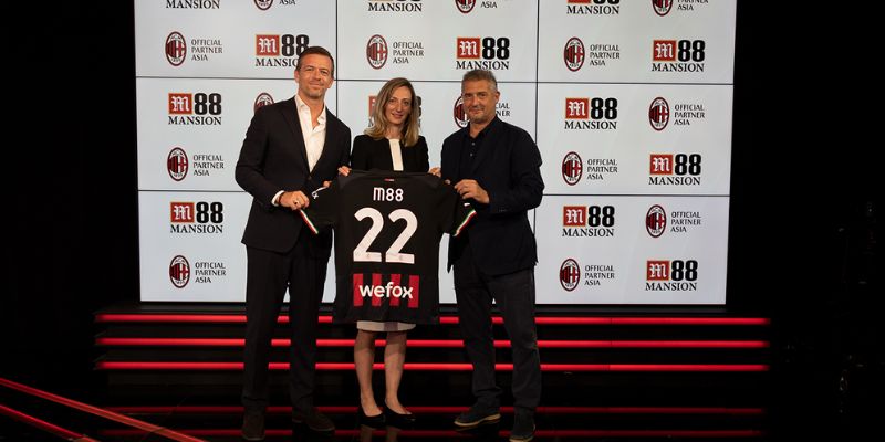 M88 hợp tác cùng AC Milan